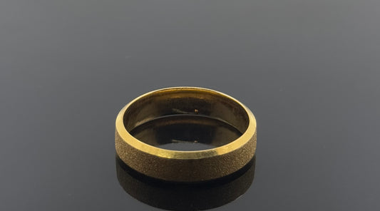 22k Solid Gold Ladies Simple Ring GR994