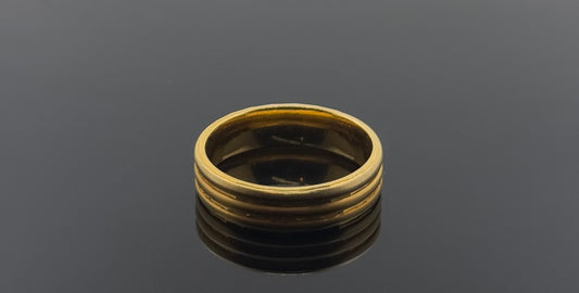 14k Solid Gold Ladies Simple Ring GR999