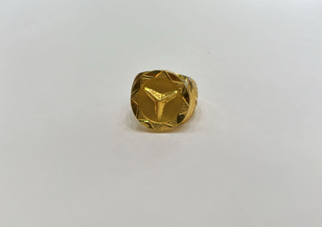 22k Men Ring mk103 - Royal Dubai Jewellers