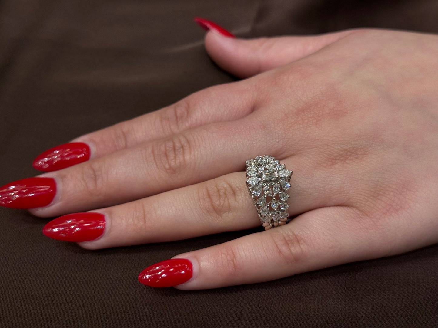 Natural Diamond Cocktail Ring DR440