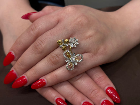 Natural Diamond Cocktail Ring DR355