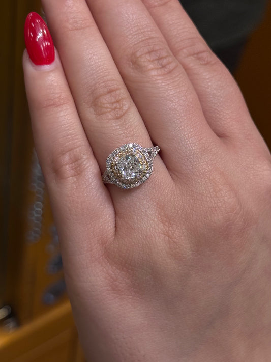 Elegant Cultured Diamond Ring LR13