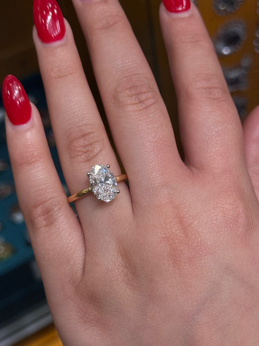 Elegant Cultured Diamond Ring LR7