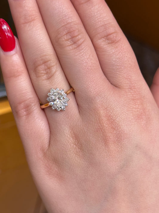 Elegant Cultured Diamond Ring LR5