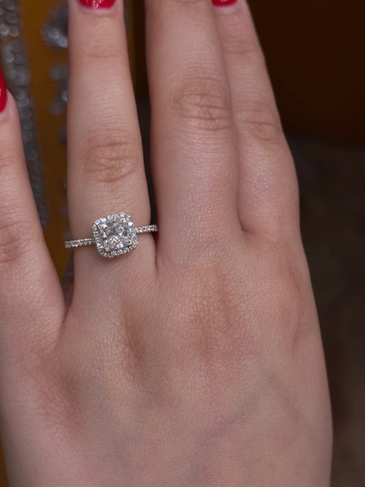 Elegant Cultured Diamond Ring DR460