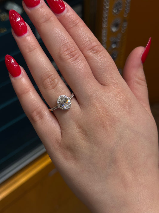 Elegant Cultured Diamond Ring LR25