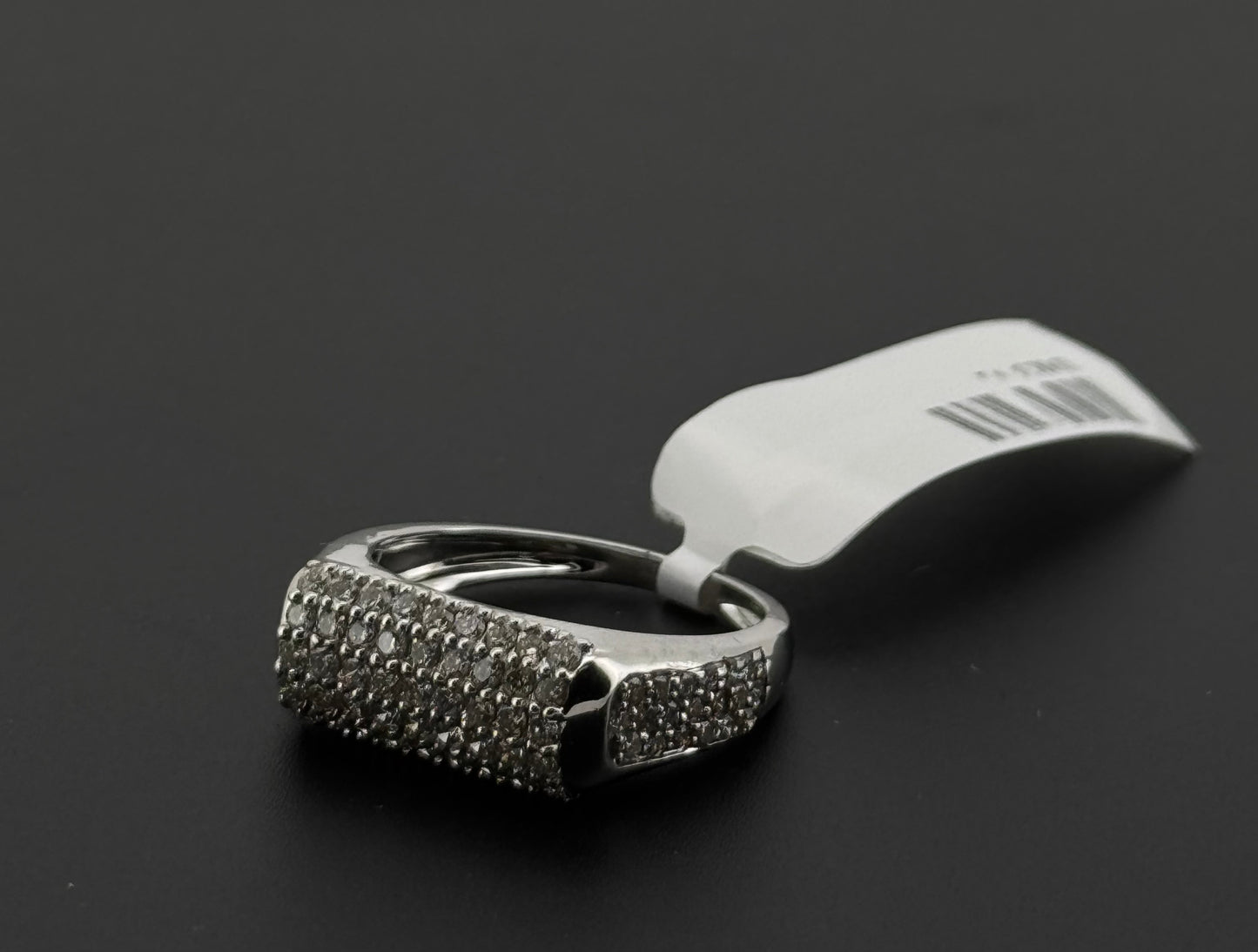 Natural Diamond Men Signet Ring DR301