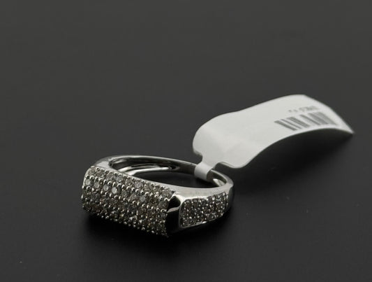 Natural Diamond Men Signet Ring DR301