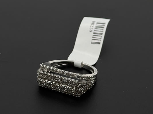 Natural Diamond Men Retangular Ring DR259