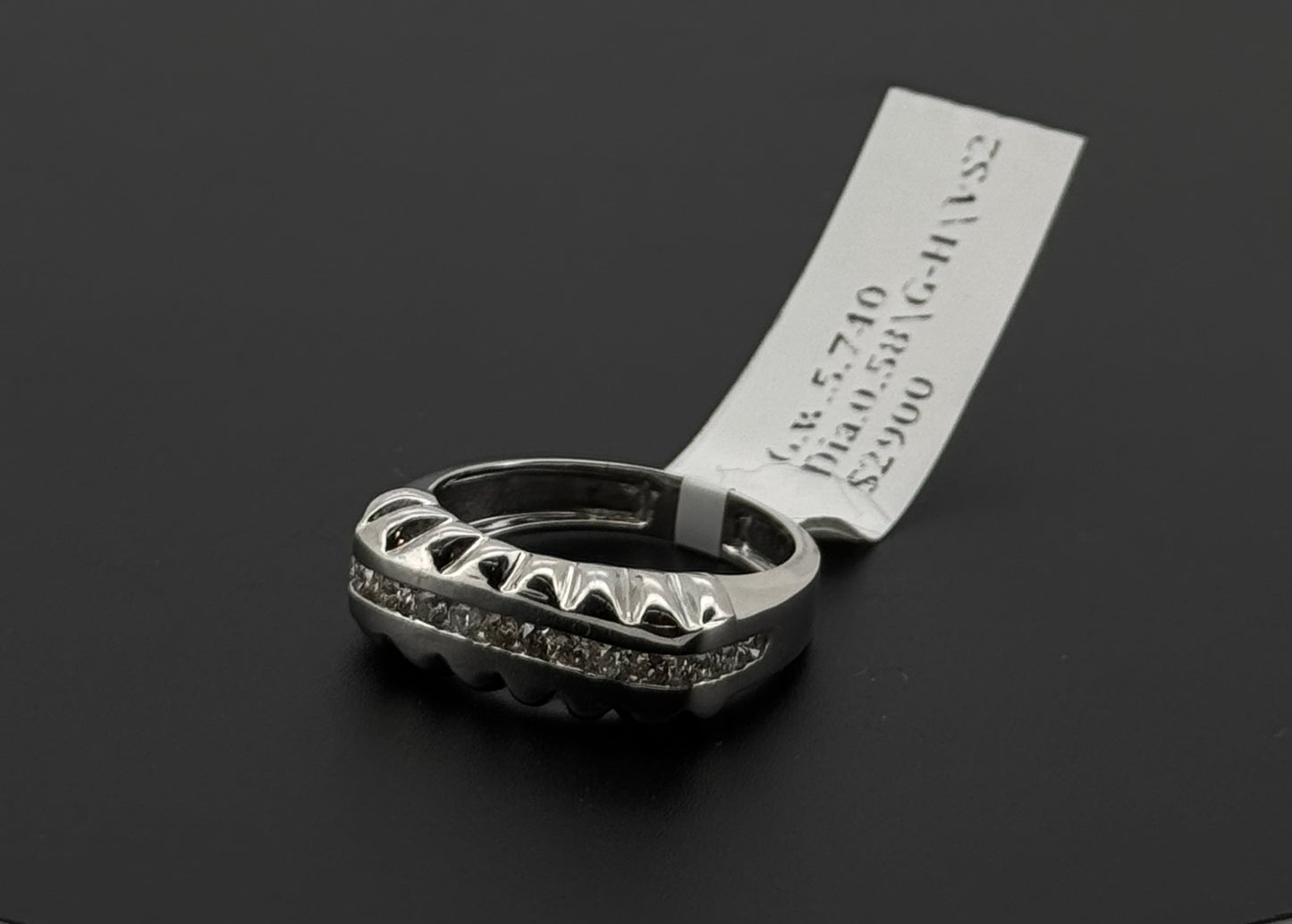 Natural Diamond Men Signet Ring DR282
