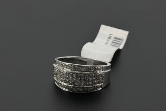 Natural Diamond Men Signet Ring DR308