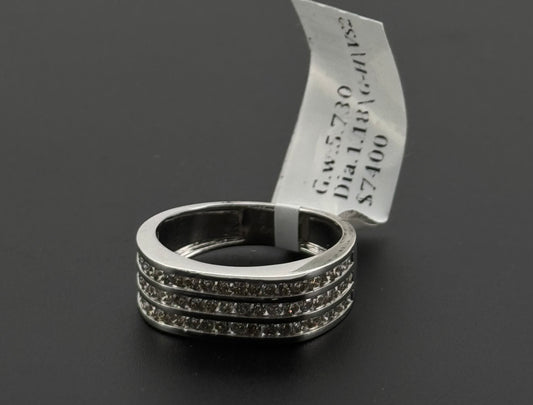 Natural Diamond Men Signet Ring DR262