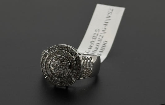 Natural Diamond Men Signet Ring DR300