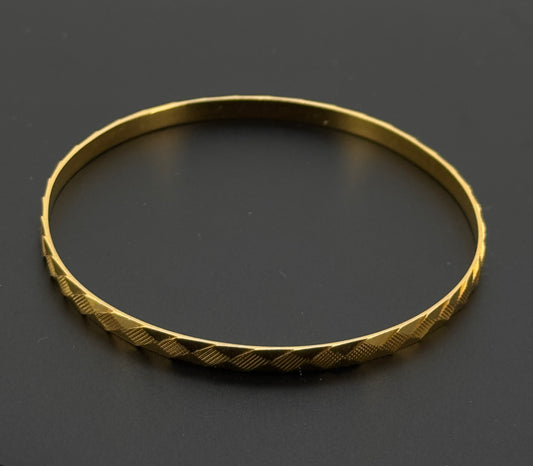 22k Solid Gold Equisite Two Tone Bangles BG15