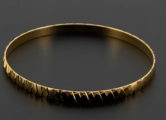 22k Solid Gold Equisite Two Tone Bangles BG26
