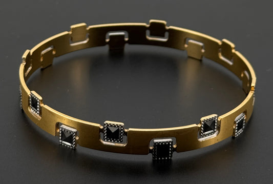 22k Solid Gold Equisite Two Tone Bangles BG31