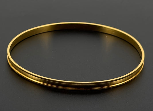 22k Solid Gold Equisite Two Tone Bangles BG44