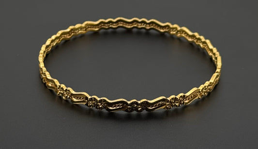 22k Solid Gold Equisite Bangles BG53