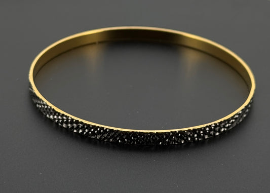 22k Solid Gold Equisite Two Tone Bangles BG68
