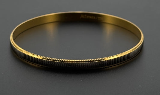 22k Solid Gold Equisite Two Tone Bangles BG71