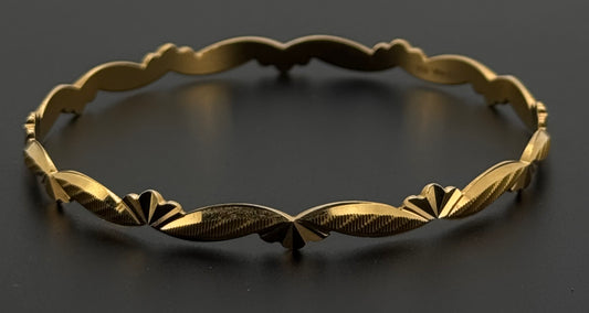 22k Solid Gold Equisite Bangles BG75