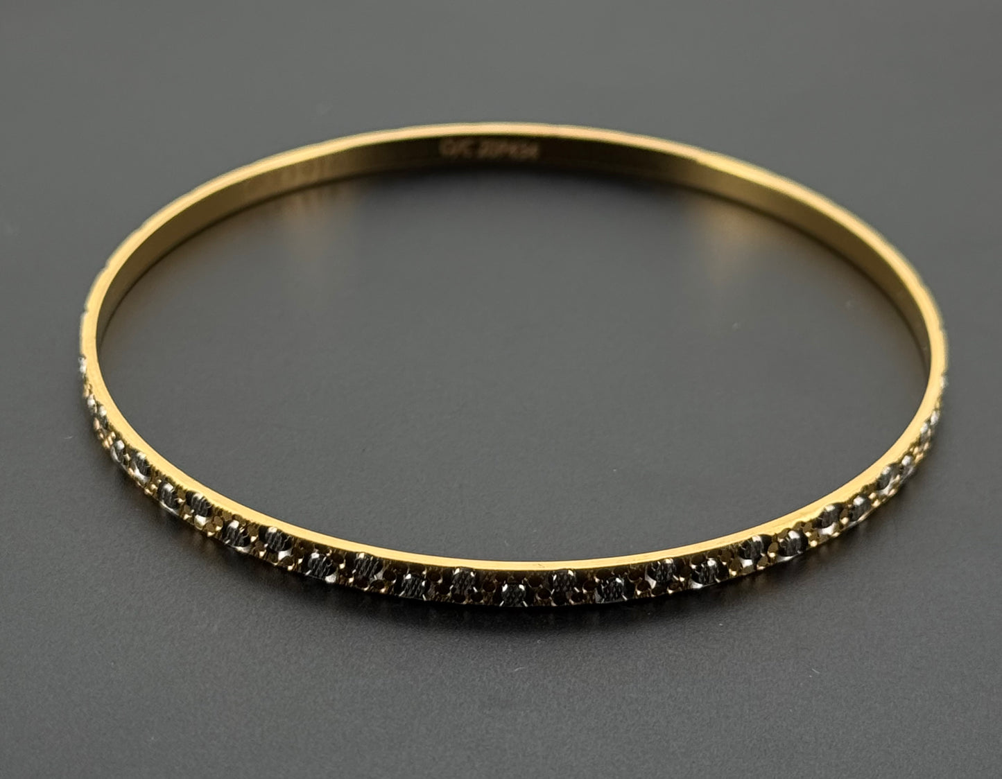 22k Solid Gold Equisite Two Tone Bangles BG166