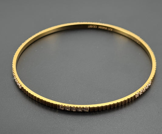 22k Solid Gold Equisite Two Tone Bangles BG191