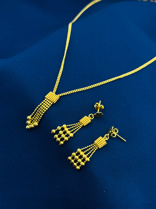 22k Solid Gold Ladies Set LS110