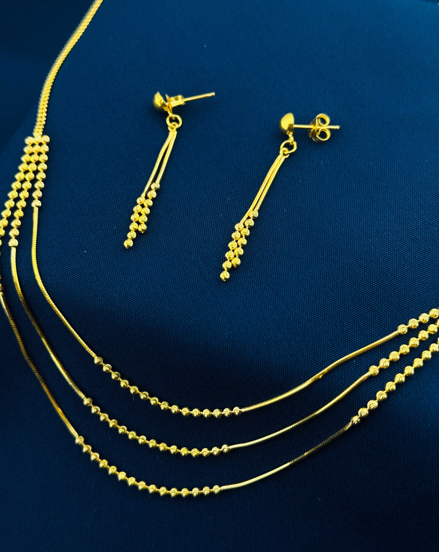 22k Solid Gold Ladies Set LS111