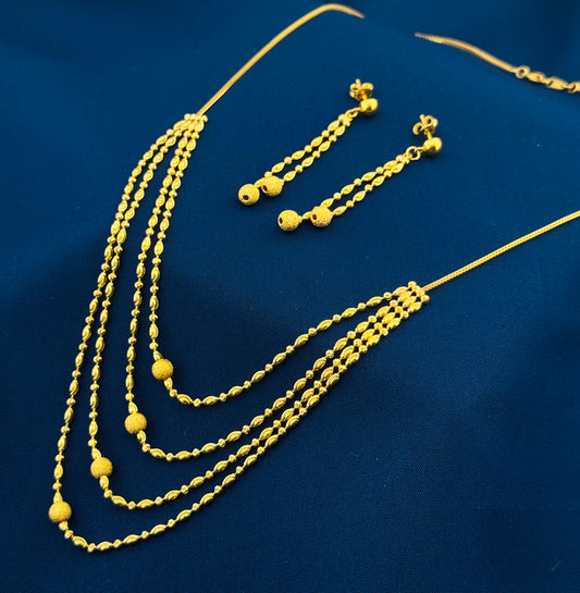 22k Solid Gold Ladies Set LS113