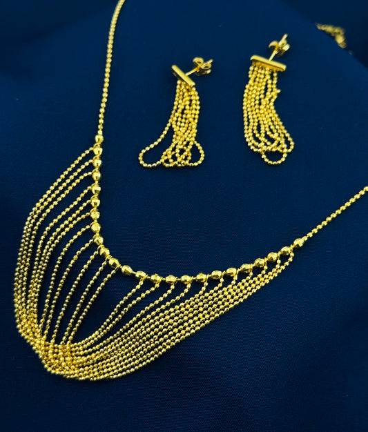 22k Solid Gold Ladies Set LS115