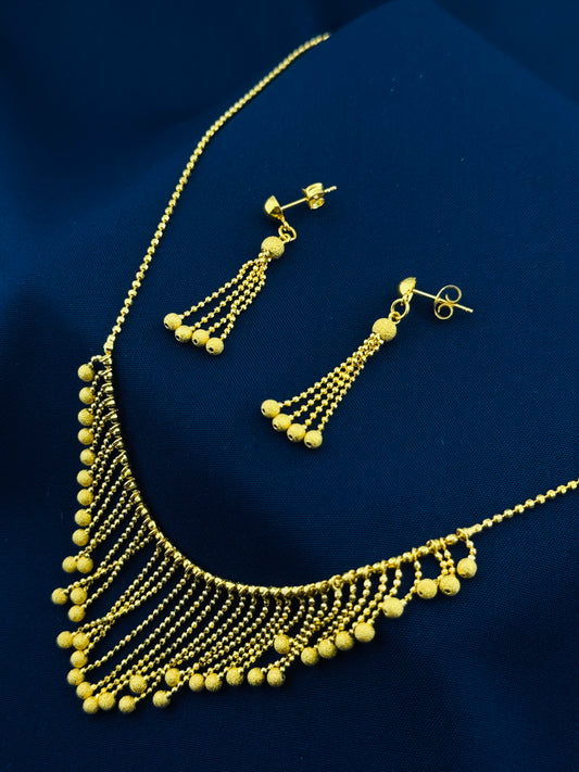 22k Solid Gold Ladies Set LS120