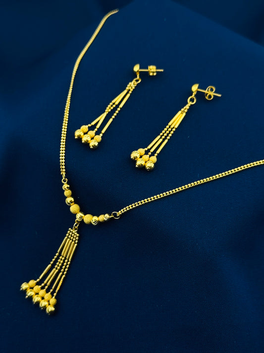 22k Solid Gold Ladies Set LS123