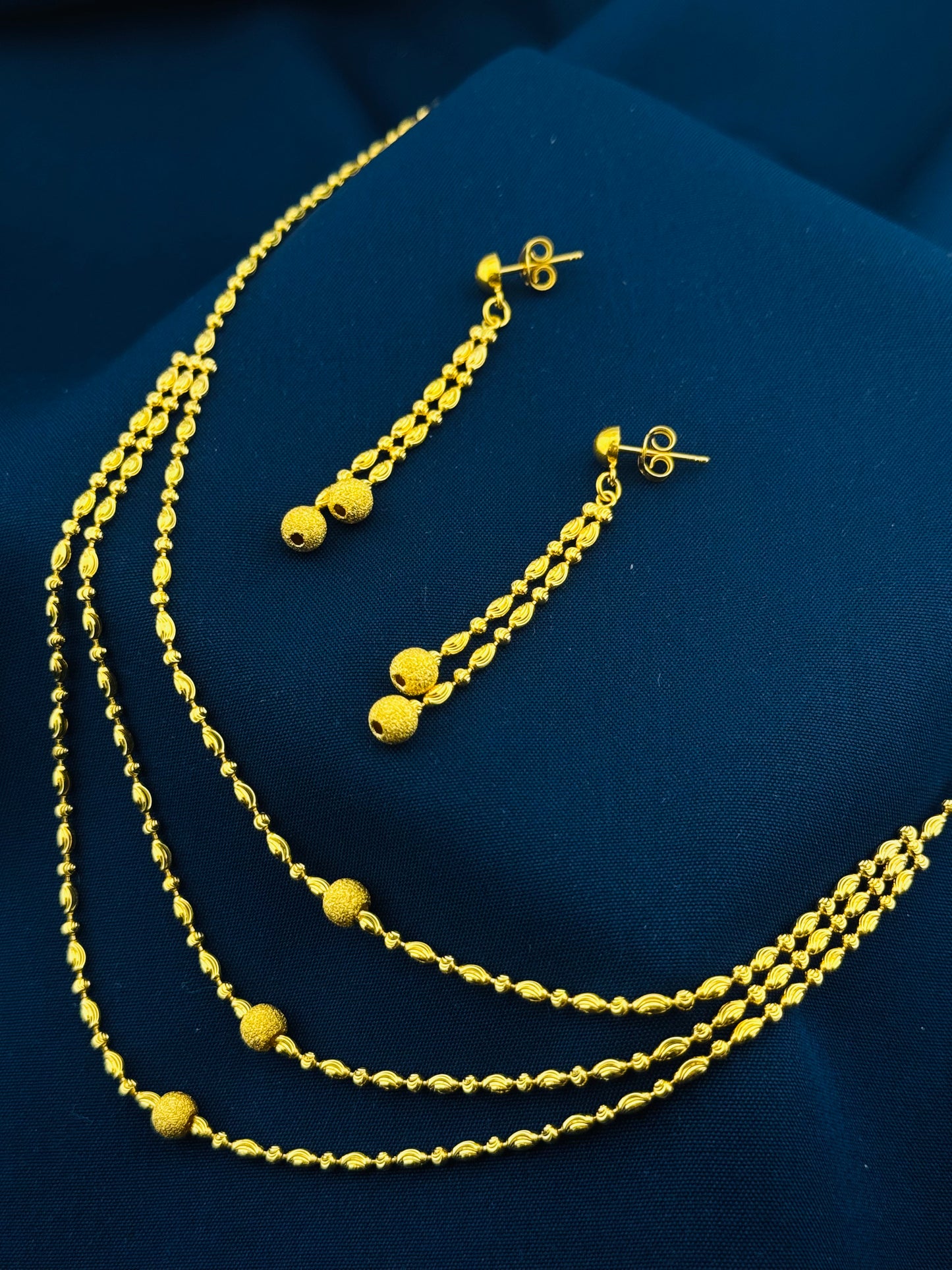 22k Solid Gold Ladies Set LS125