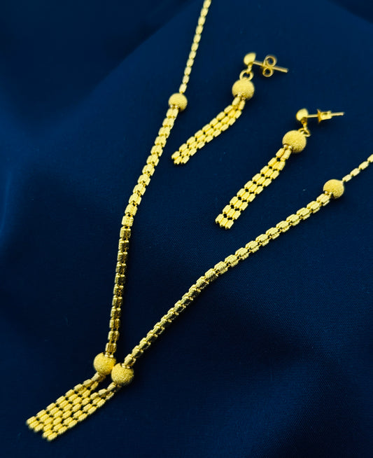 22k Solid Gold Ladies Set LS126