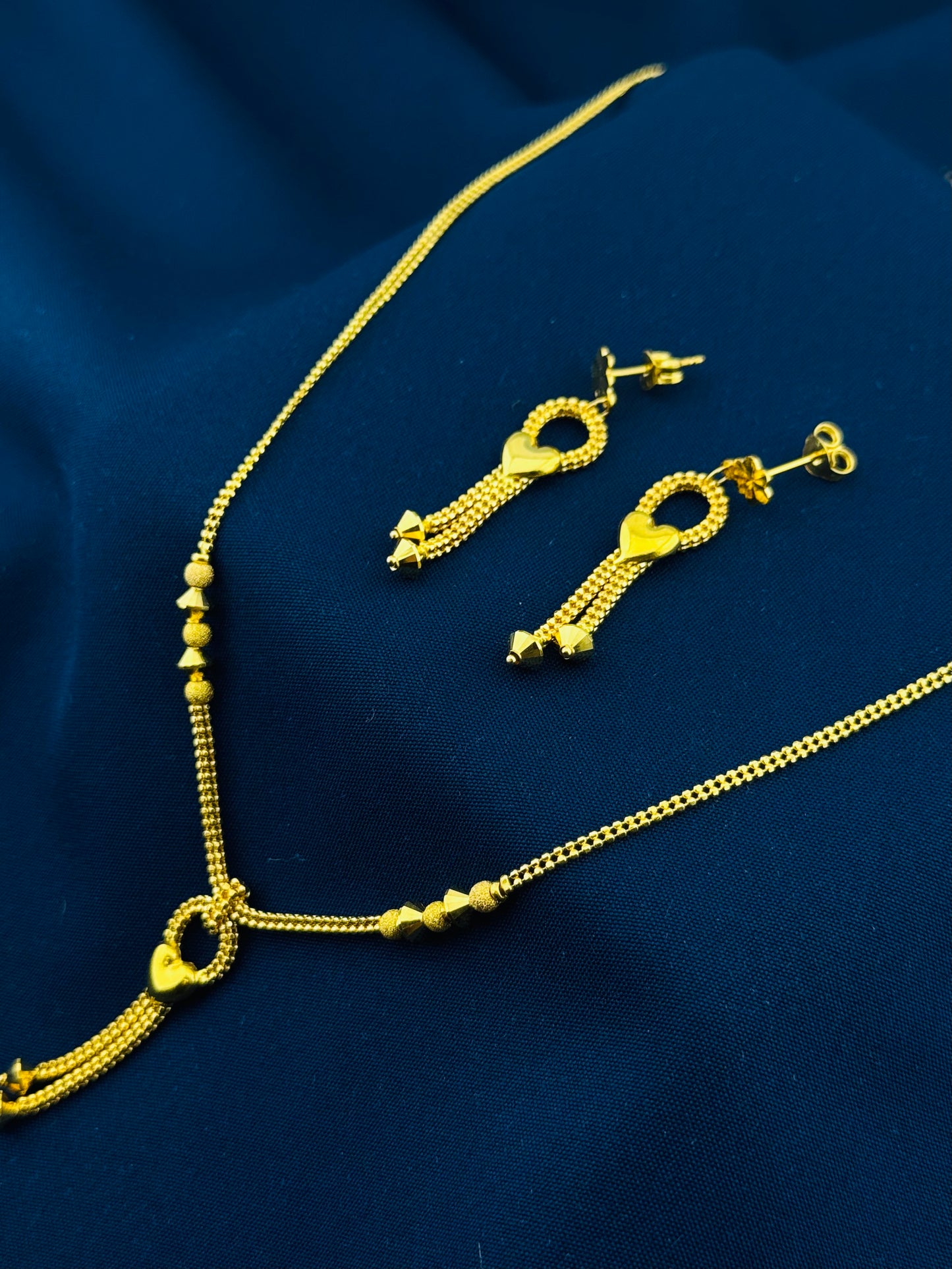 22k Solid Gold Ladies Set LS136