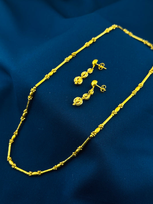 22k Solid Gold Ladies Set LS137