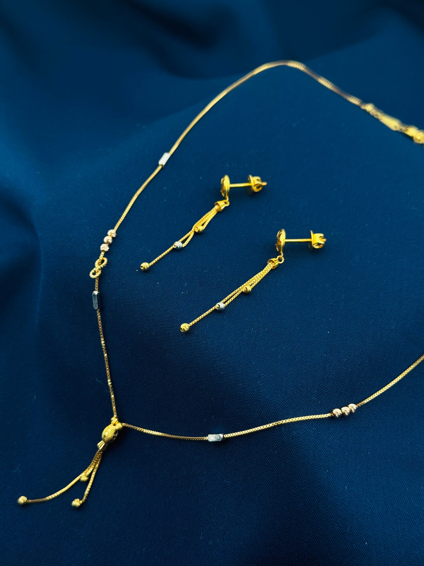 22k Solid Gold Ladies Set LS138