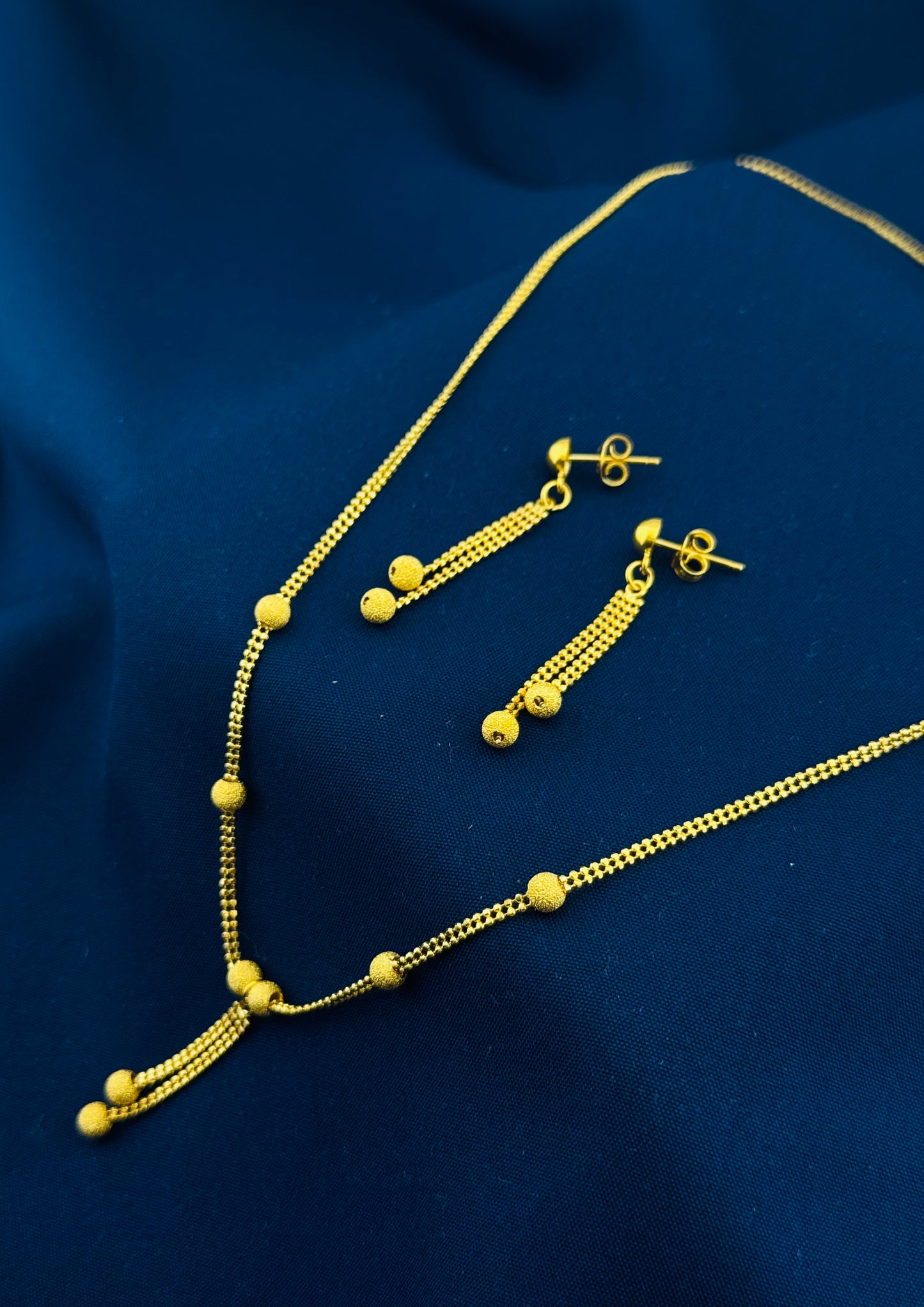 22k Solid Gold Ladies Set LS139