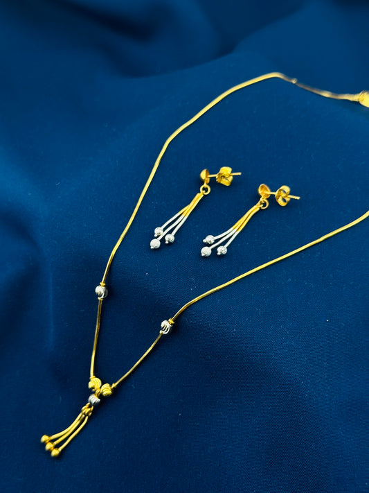 22k Solid Gold Ladies Set LS142