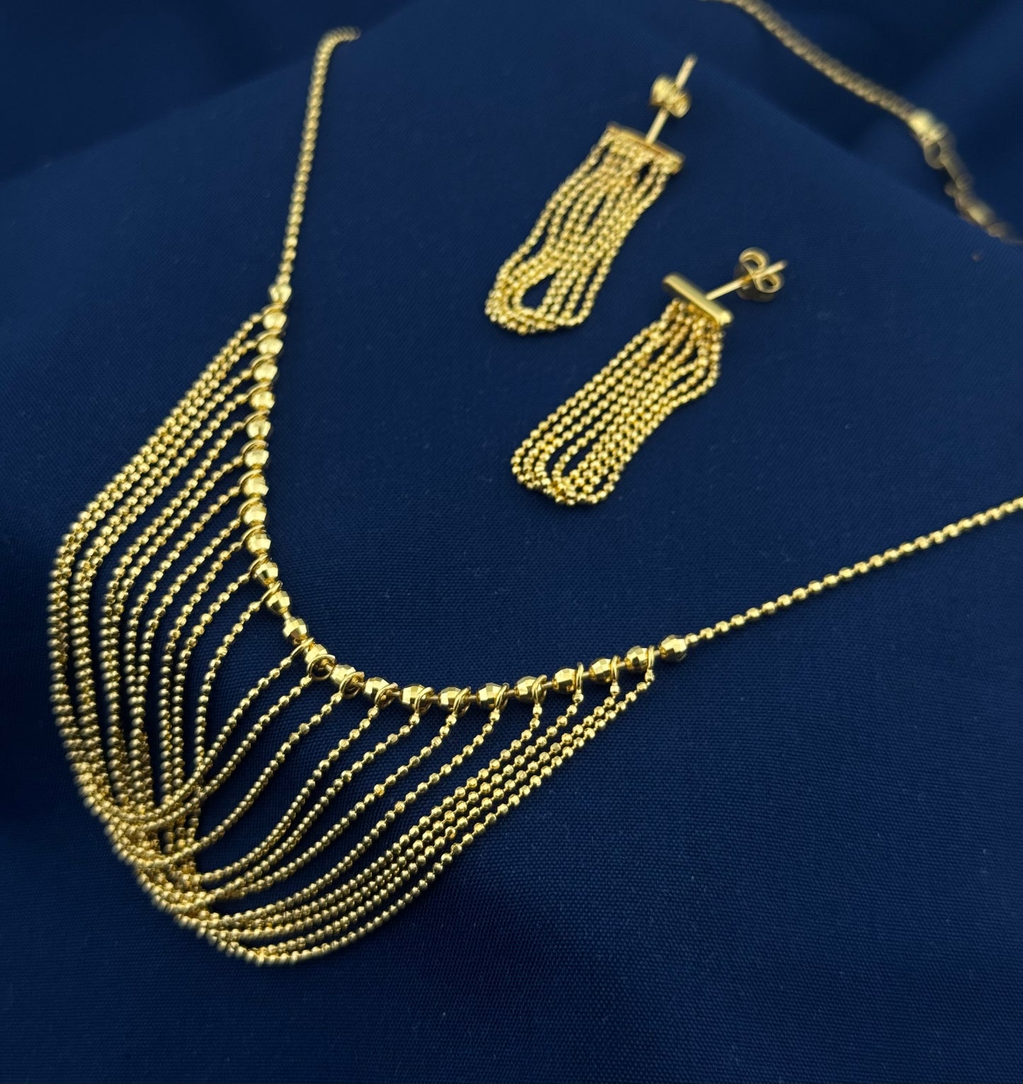 22k Solid Gold Ladies Set LS144