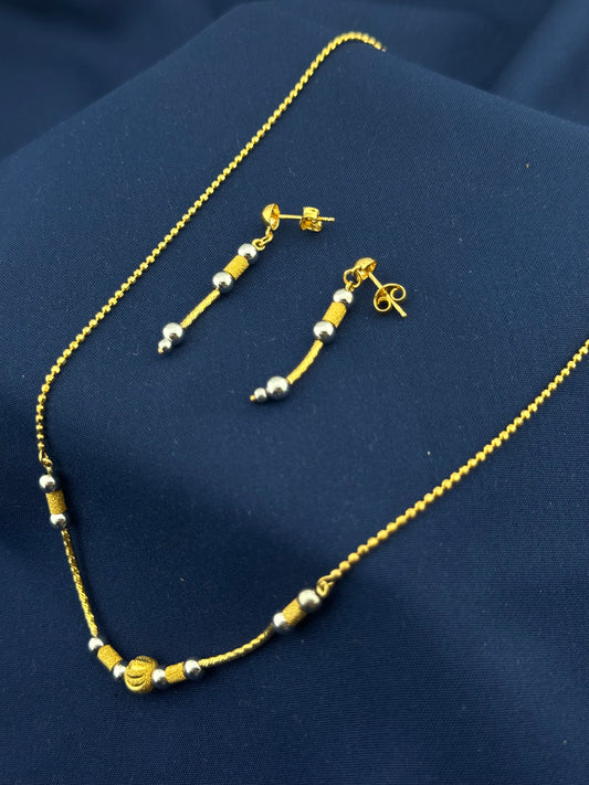 22k Solid Gold Ladies Set LS145