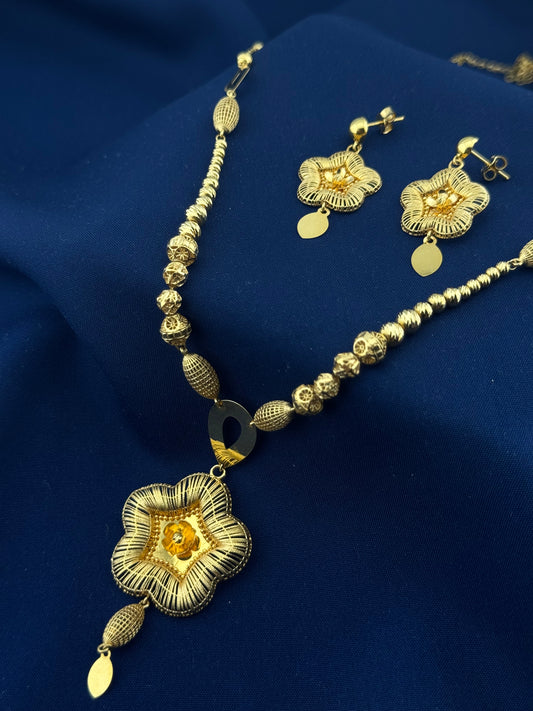 21k Solid Gold Ladies Set LS148