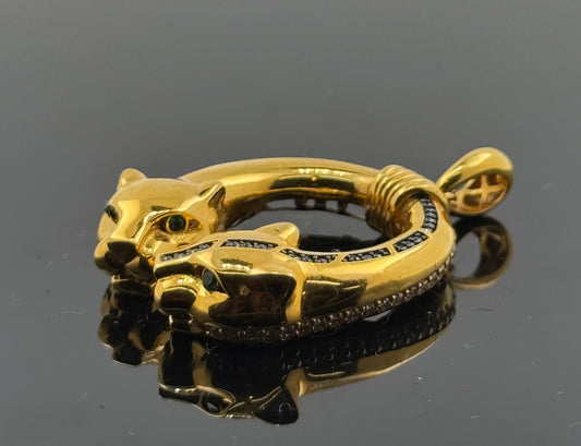 21K Solid Gold Fancy Pendants P100