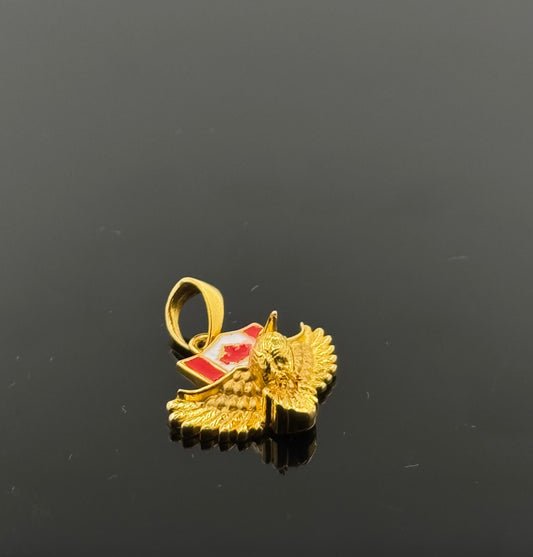 22K Solid Gold Fancy Pendants P106