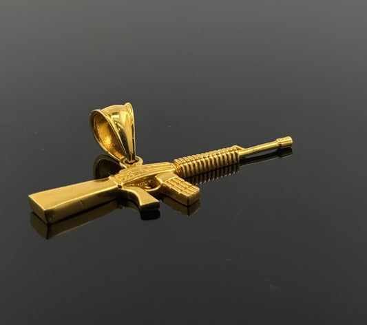 22K Solid Gold Fancy Pendants P131