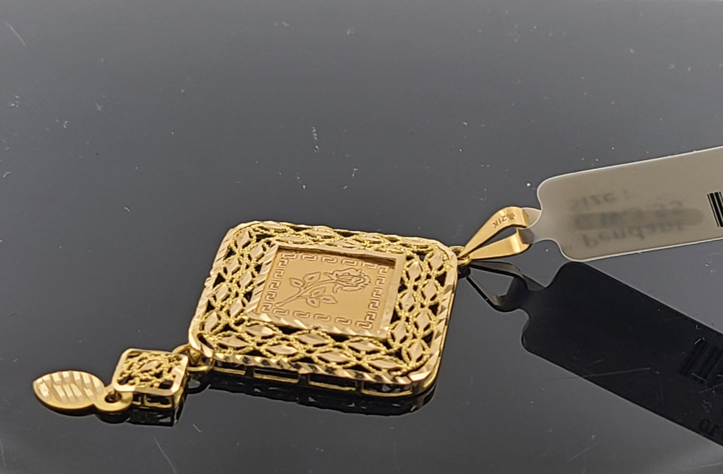 21K Solid Gold Fancy Pendants P14