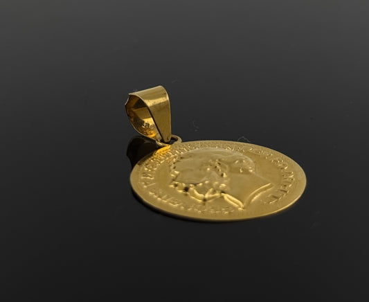 21K Solid Gold Fancy Pendants P160