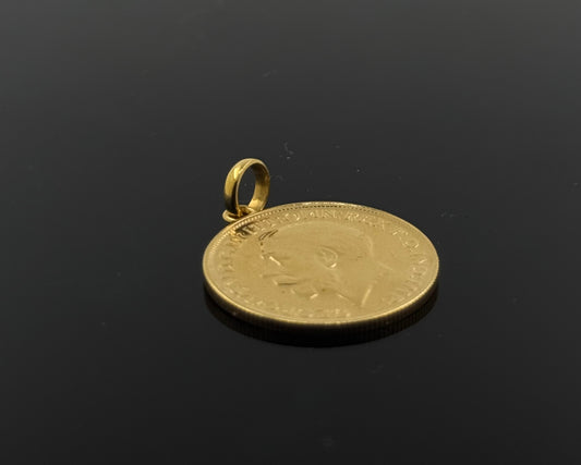 21K Solid Gold Fancy Pendants P162
