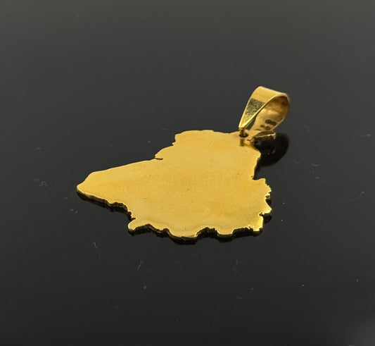 22K Solid Gold Fancy Pendants P177
